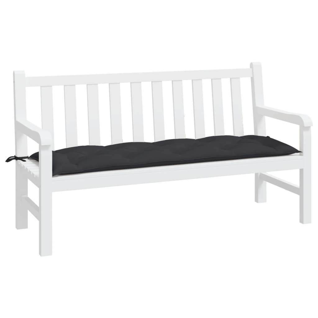 vidaXL Pernă bancă de grădină, negru, 150x50x7 cm, material oxford vidaXL Pernă bancă de grădină, negru, 150x50x7 cm, material oxford