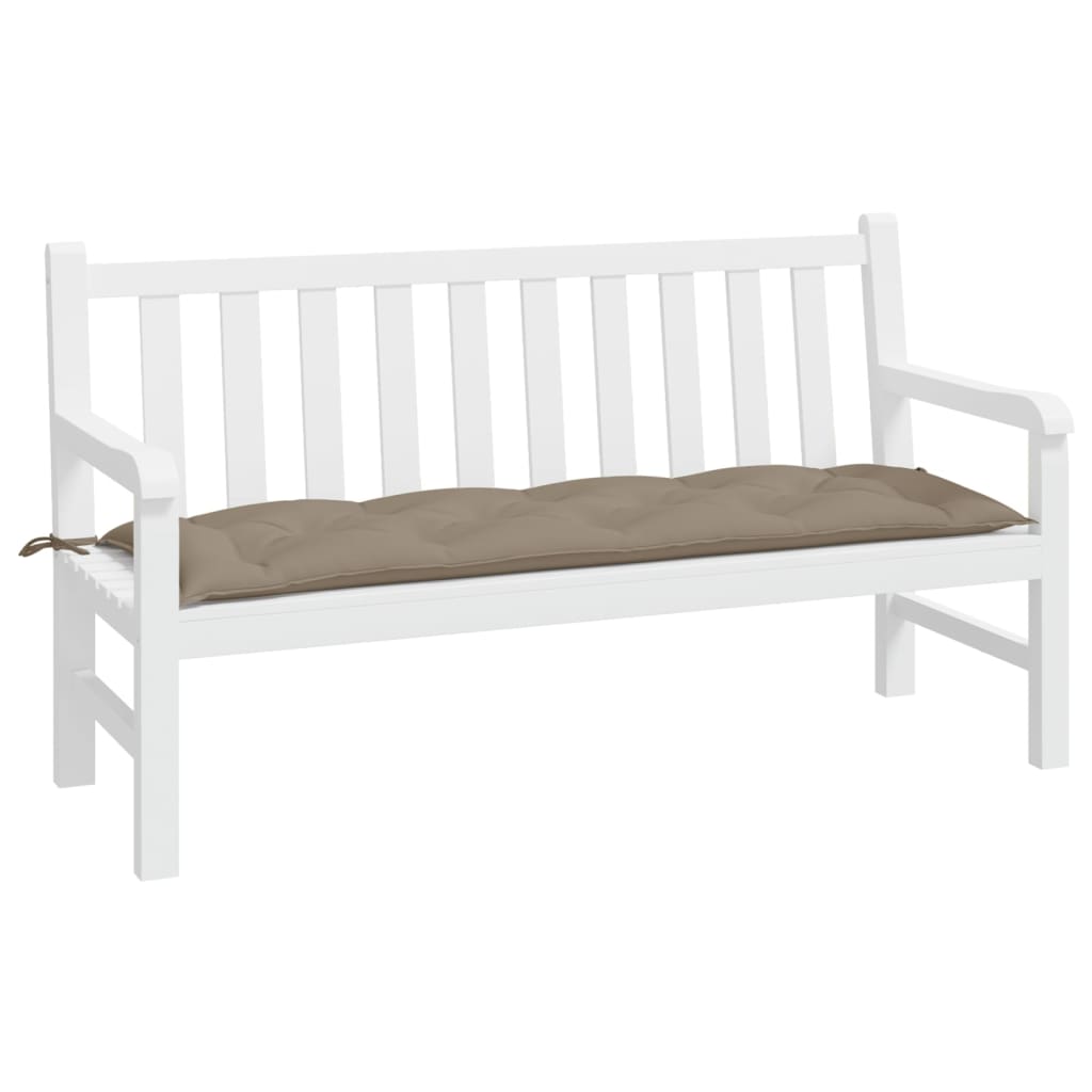vidaXL Pernă bancă de grădină, gri taupe, 150x50x7 cm, material oxford vidaXL Pernă bancă de grădină, gri taupe, 150x50x7 cm, material oxford