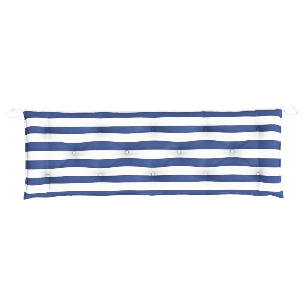vidaXL Pernă de bancă dungi albastre și albe 150x50x7 cm textil oxford vidaXL Pernă de bancă dungi albastre și albe 150x50x7 cm textil oxford