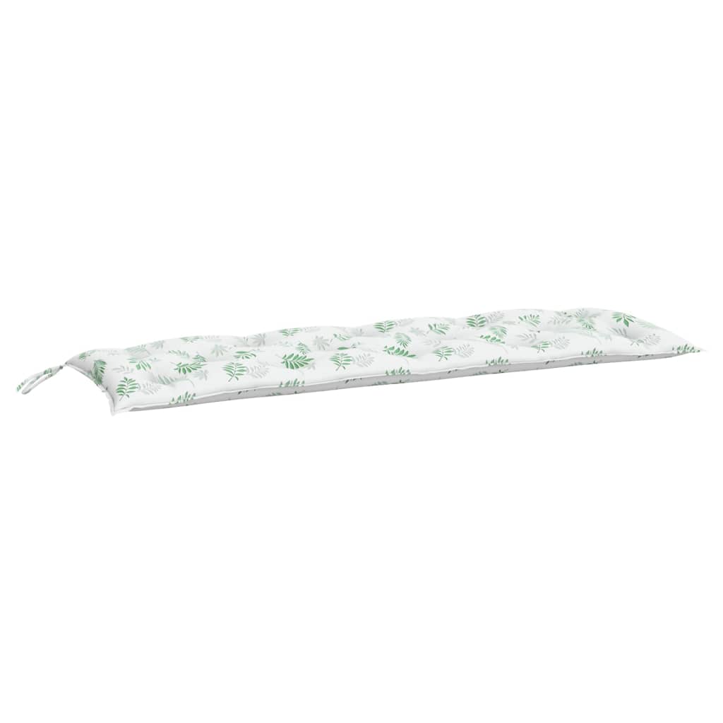 vidaXL Pernă bancă de grădină model frunze, 150x50x7 cm, textil oxford vidaXL Pernă bancă de grădină model frunze, 150x50x7 cm, textil oxford