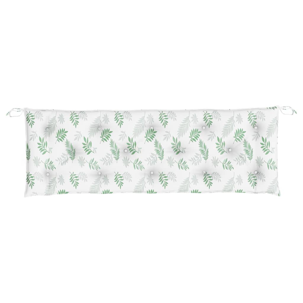 vidaXL Pernă bancă de grădină model frunze, 150x50x7 cm, textil oxford vidaXL Pernă bancă de grădină model frunze, 150x50x7 cm, textil oxford