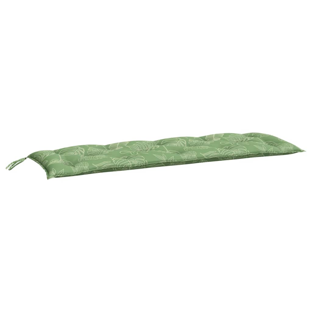 vidaXL Pernă bancă de grădină model frunze, 150x50x7 cm, textil oxford vidaXL Pernă bancă de grădină model frunze, 150x50x7 cm, textil oxford