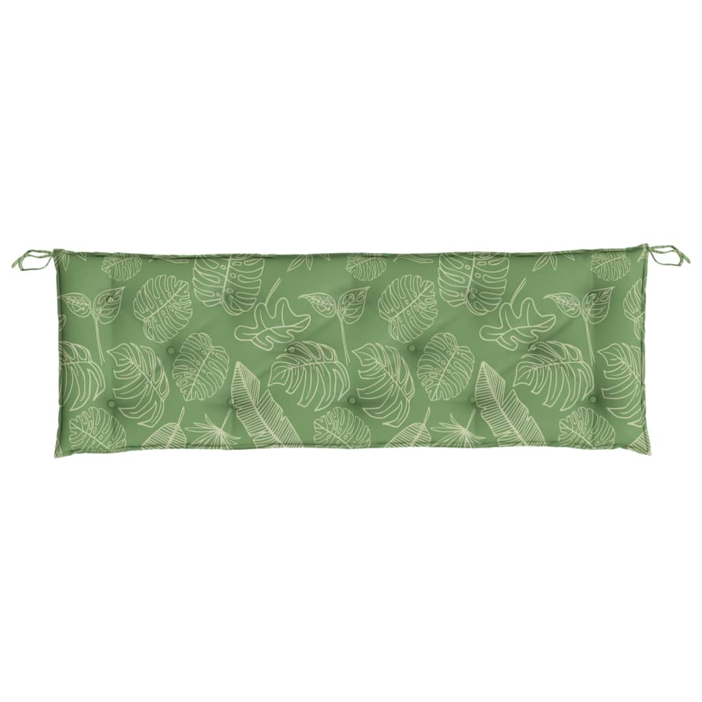 vidaXL Pernă bancă de grădină model frunze, 150x50x7 cm, textil oxford vidaXL Pernă bancă de grădină model frunze, 150x50x7 cm, textil oxford