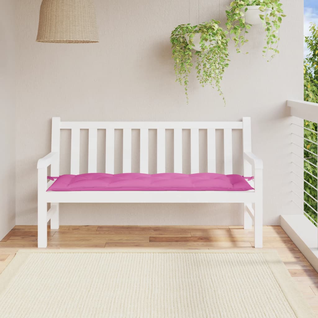 vidaXL Pernă bancă de grădină, roz, 150x50x7 cm, material oxford vidaXL Pernă bancă de grădină, roz, 150x50x7 cm, material oxford