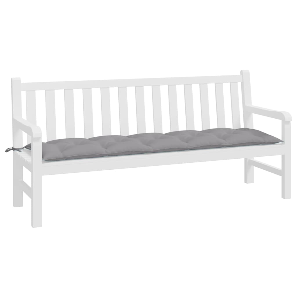 vidaXL Pernă bancă de grădină, gri, 180x50x7 cm, material oxford