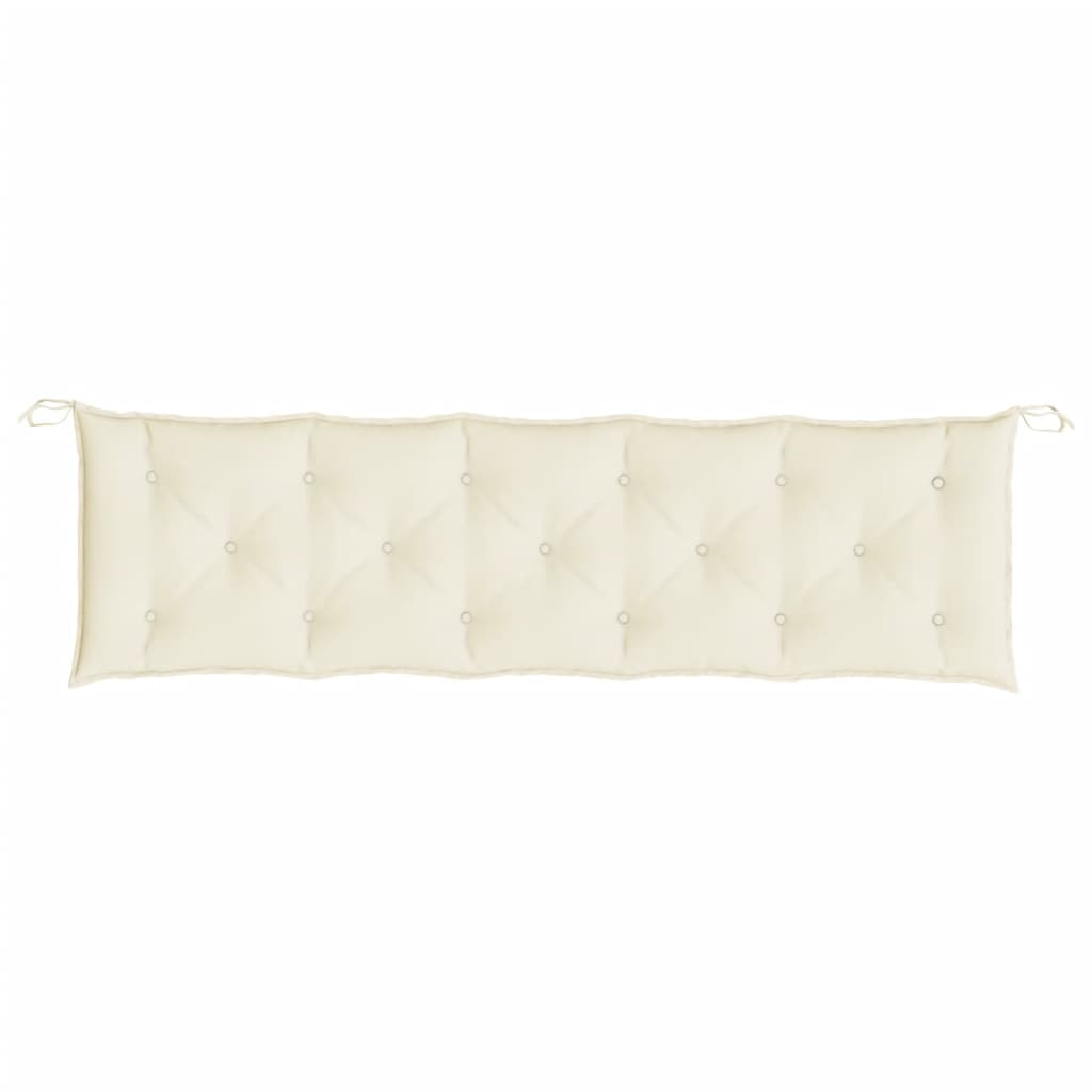 vidaXL Pernă bancă de grădină, crem, 180x50x7 cm, textil oxford vidaXL Pernă bancă de grădină, crem, 180x50x7 cm, textil oxford