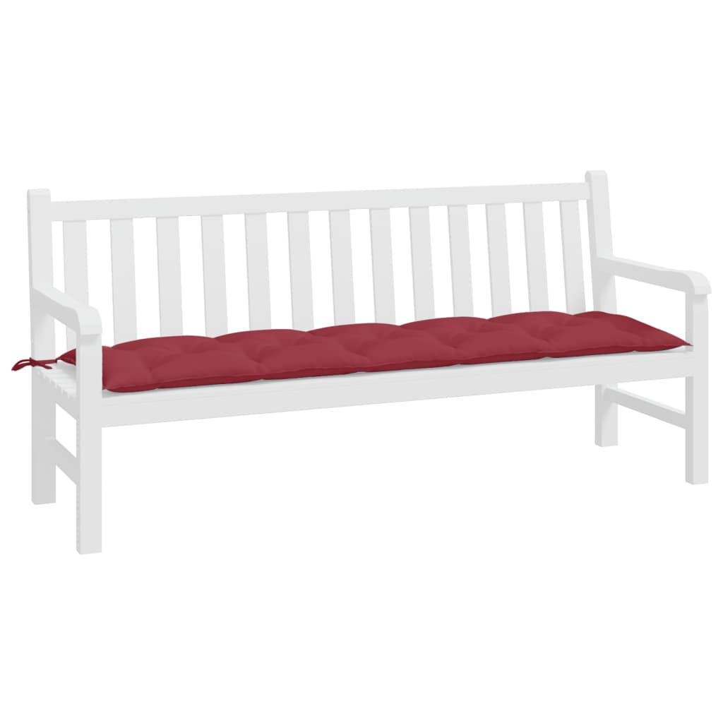 vidaXL Pernă bancă de grădină, roșu vin, 180x50x7 cm, material oxford vidaXL Pernă bancă de grădină, roșu vin, 180x50x7 cm, material oxford