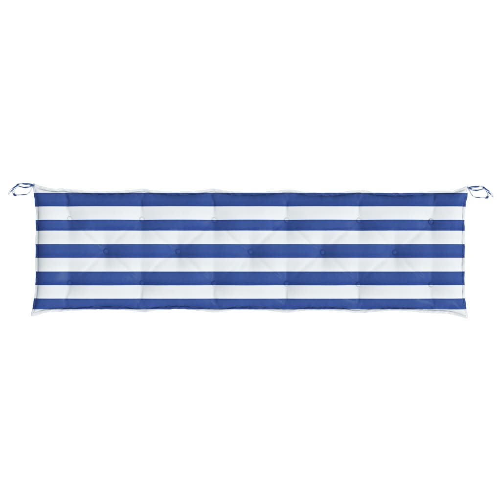 vidaXL Pernă de bancă dungi albastre și albe 180x50x7 cm textil oxford vidaXL Pernă de bancă dungi albastre și albe 180x50x7 cm textil oxford