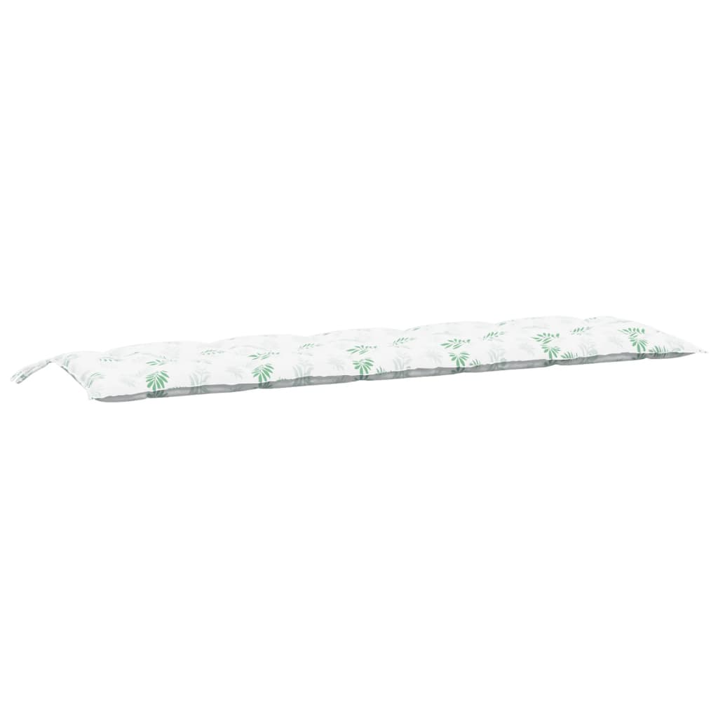 vidaXL Pernă bancă de grădină model frunze, 180x50x7 cm, textil oxford vidaXL Pernă bancă de grădină model frunze, 180x50x7 cm, textil oxford