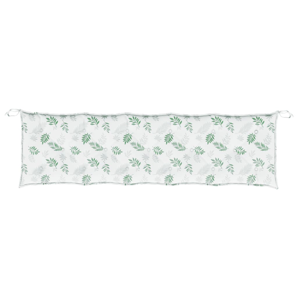 vidaXL Pernă bancă de grădină model frunze, 180x50x7 cm, textil oxford vidaXL Pernă bancă de grădină model frunze, 180x50x7 cm, textil oxford