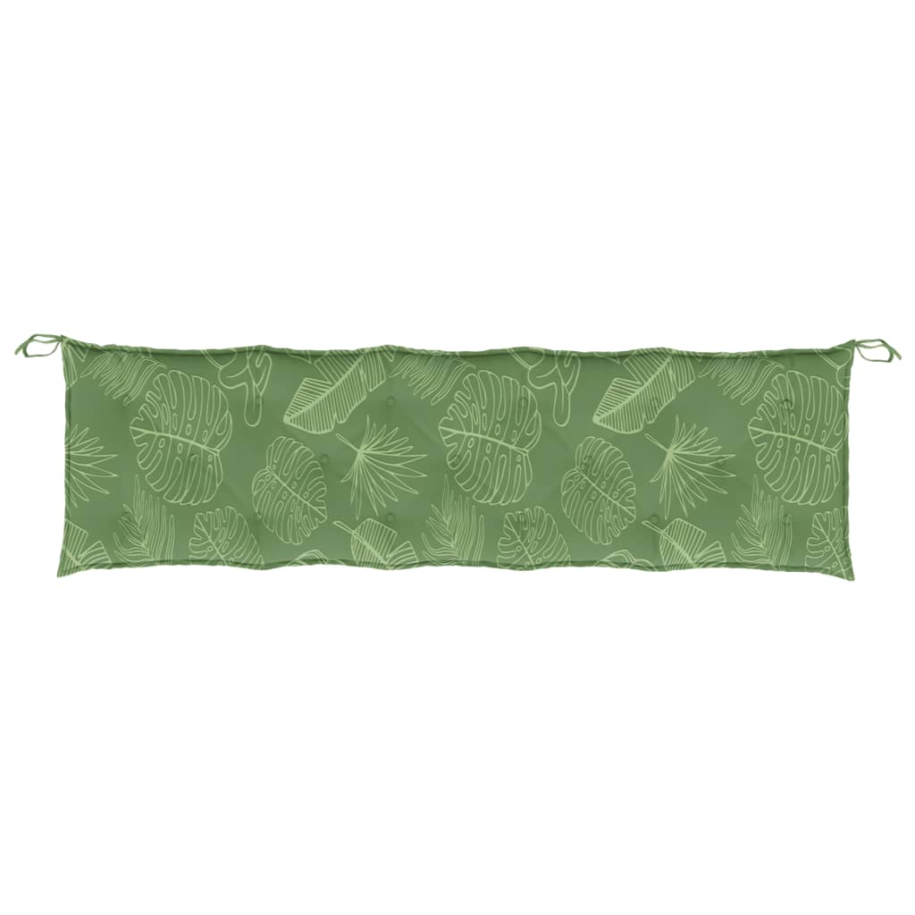 vidaXL Pernă bancă de grădină model frunze, 180x50x7 cm, textil oxford vidaXL Pernă bancă de grădină model frunze, 180x50x7 cm, textil oxford