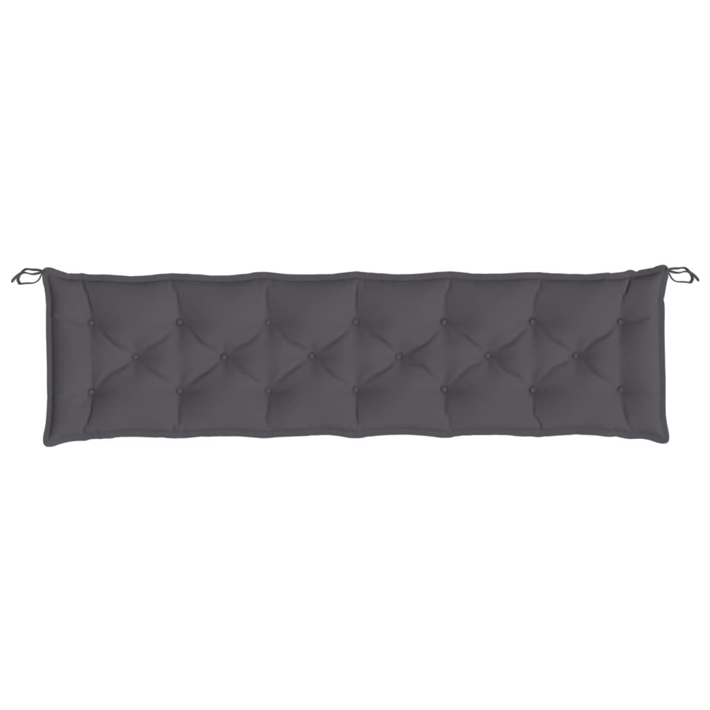vidaXL Pernă de bancă de grădină, antracit, 200x50x7 cm, textil oxford vidaXL Pernă de bancă de grădină, antracit, 200x50x7 cm, textil oxford