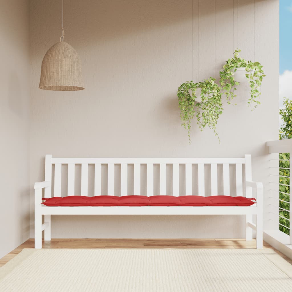 vidaXL Pernă bancă de grădină, roșu, 200x50x7 cm, textil oxford vidaXL Pernă bancă de grădină, roșu, 200x50x7 cm, textil oxford