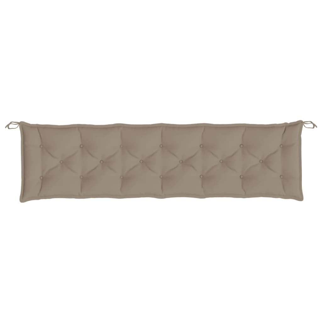 vidaXL Pernă bancă de grădină, gri taupe, 200x50x7 cm, material oxford vidaXL Pernă bancă de grădină, gri taupe, 200x50x7 cm, material oxford