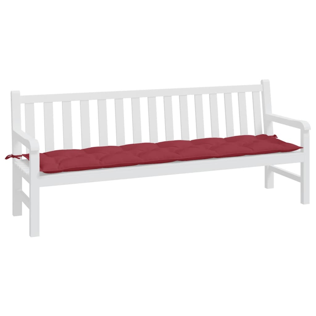 vidaXL Pernă bancă de grădină, roșu vin, 200x50x7 cm, textil oxford vidaXL Pernă bancă de grădină, roșu vin, 200x50x7 cm, textil oxford