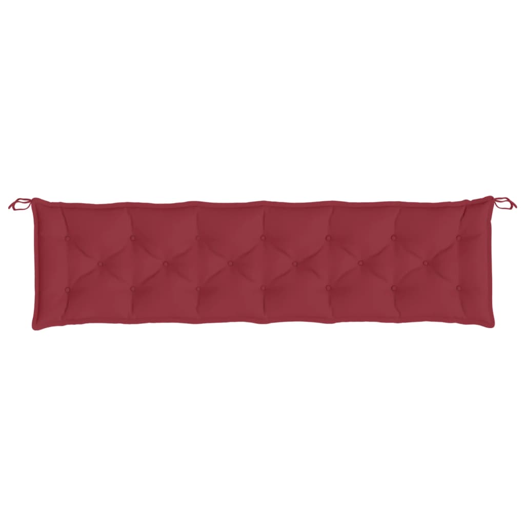 vidaXL Pernă bancă de grădină, roșu vin, 200x50x7 cm, textil oxford vidaXL Pernă bancă de grădină, roșu vin, 200x50x7 cm, textil oxford