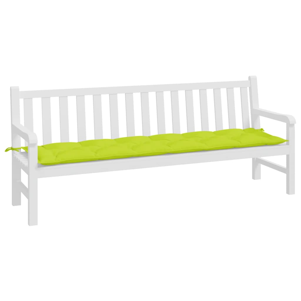 vidaXL Pernă bancă de grădină verde aprins 200x50x7 cm material oxford vidaXL Pernă bancă de grădină verde aprins 200x50x7 cm material oxford