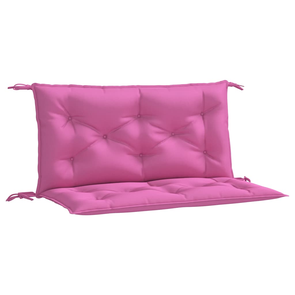 vidaXL Perne bancă de grădină 2 buc. roz 100x50x7 cm textil