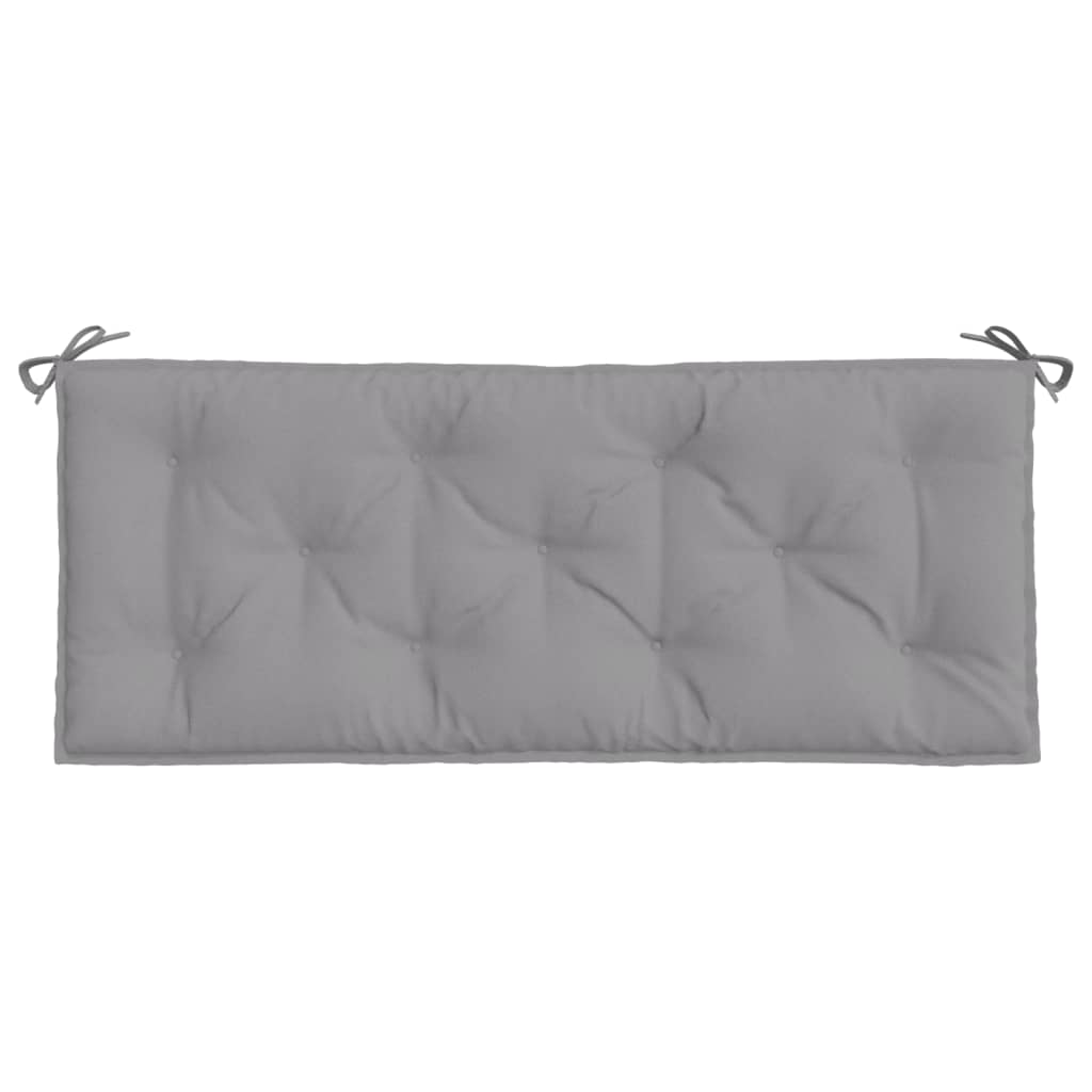 vidaXL Perne bancă de grădină 2 buc., gri, 120x50x7cm, țesătură oxford