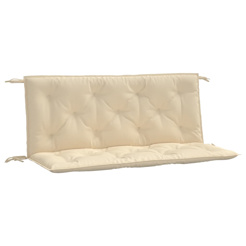 vidaXL Perne bancă de grădină 2 buc., bej, 120x50x7cm, țesătură oxford