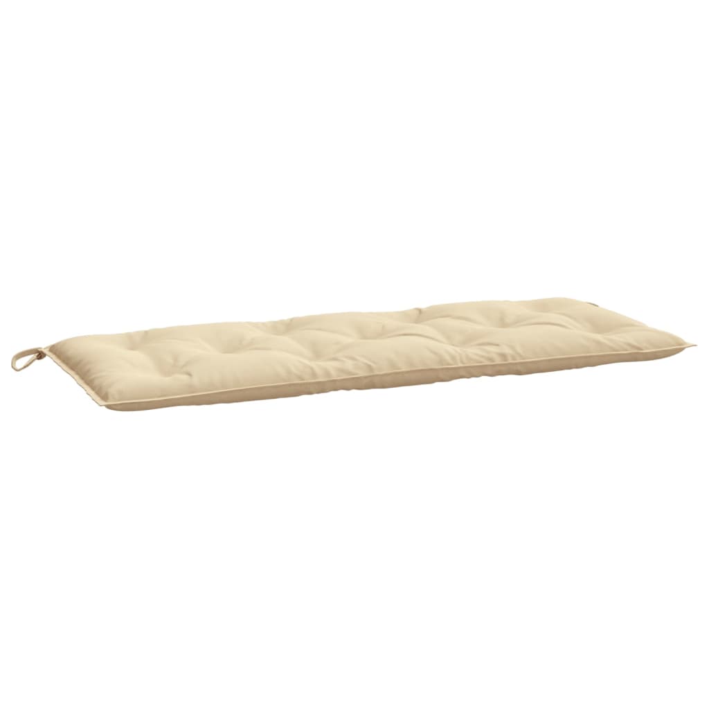 vidaXL Perne bancă de grădină 2 buc., bej, 120x50x7cm, țesătură oxford