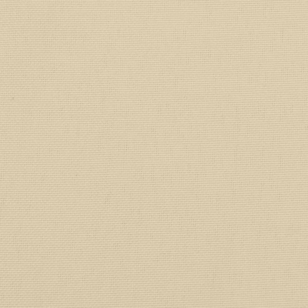 vidaXL Perne bancă de grădină 2 buc., bej, 120x50x7cm, țesătură oxford