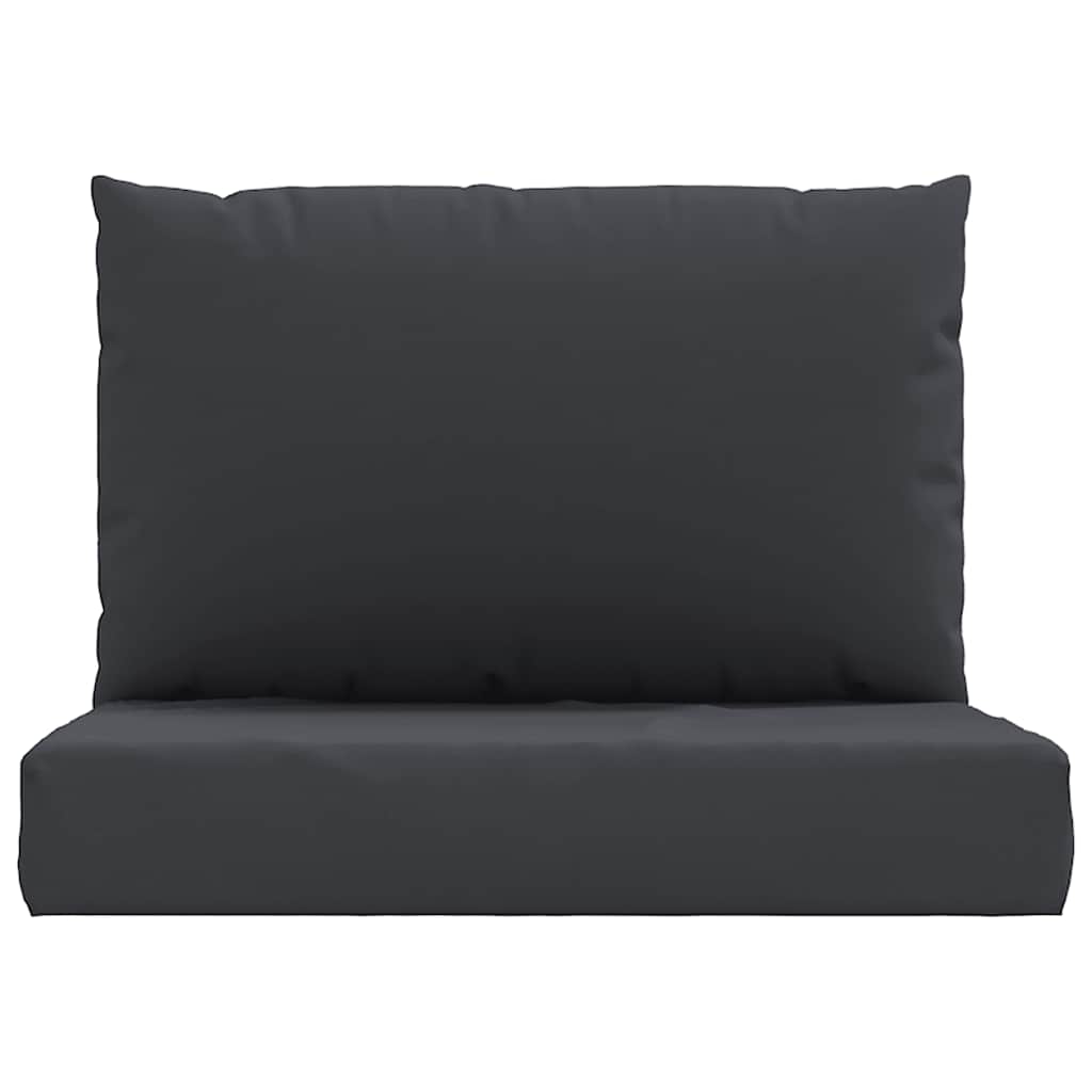 vidaXL Perne de canapea din paleți, 2 buc., negru, material textil