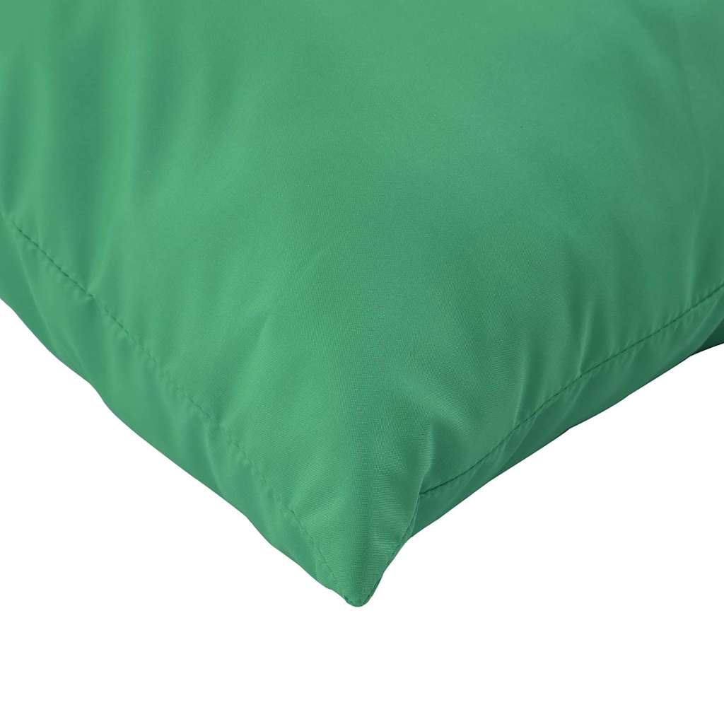 vidaXL Perne pentru canapea din paleți, 3 buc., verde, textil