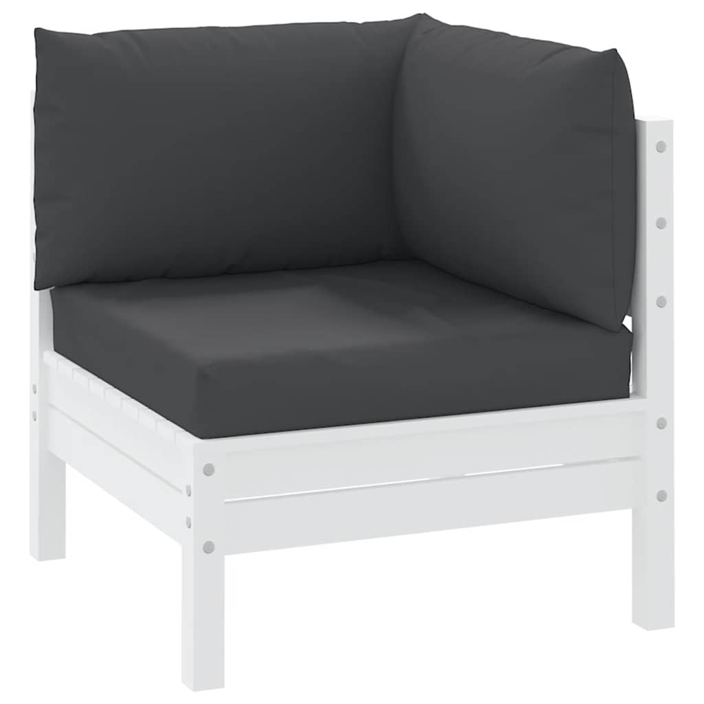 vidaXL Perne de canapea din paleți, 3 buc., negru, material textil vidaXL Perne de canapea din paleți, 3 buc., negru, material textil