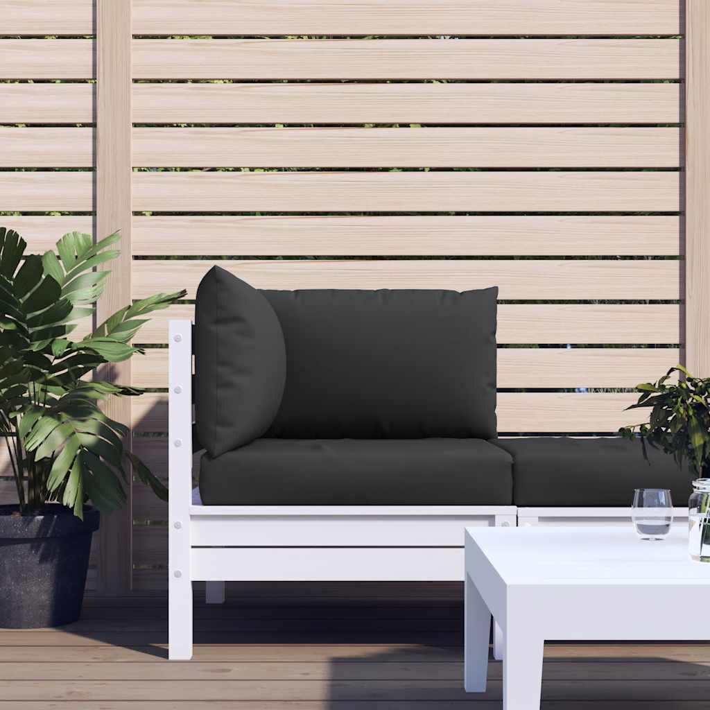 vidaXL Perne de canapea din paleți, 3 buc., negru, material textil vidaXL Perne de canapea din paleți, 3 buc., negru, material textil