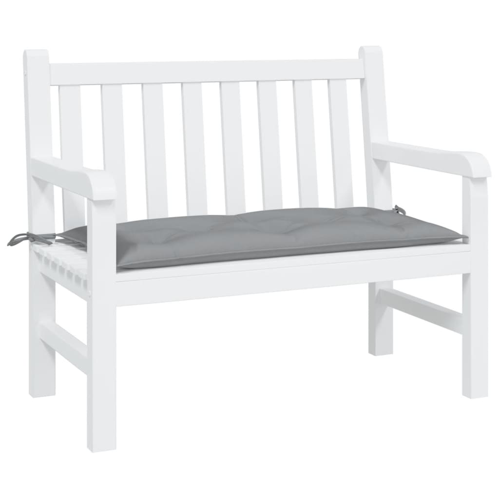 vidaXL Pernă pentru bancă de grădină gri, 110x50x7 cm, material oxford