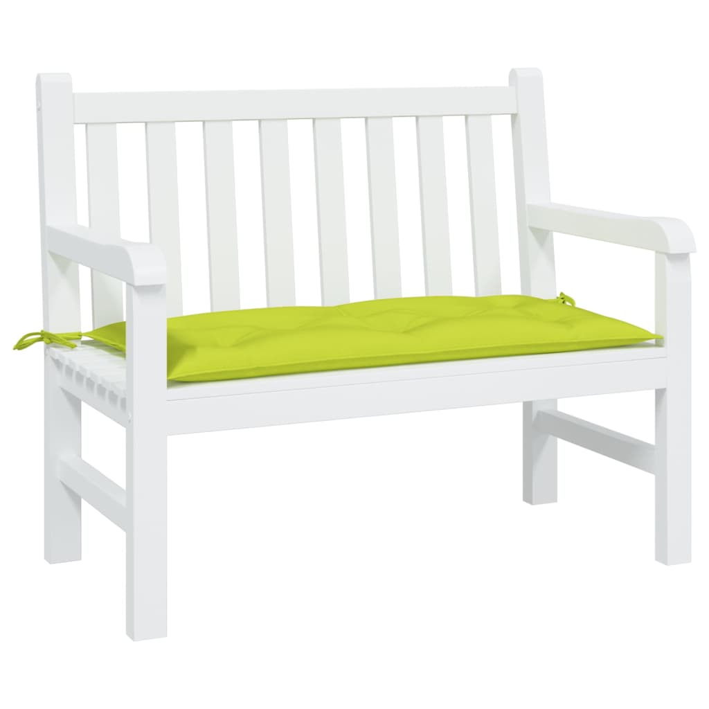 vidaXL Pernă bancă de grădină verde aprins 110x50x7 cm material oxford