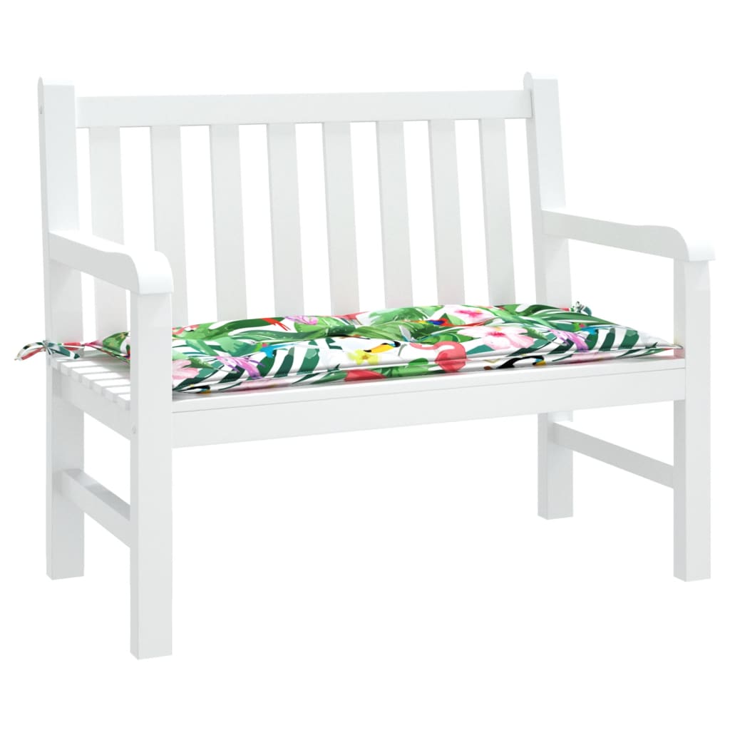 vidaXL Pernă pentru bancă de grădină, multicolor,110x50x7 cm, textil vidaXL Pernă pentru bancă de grădină, multicolor,110x50x7 cm, textil