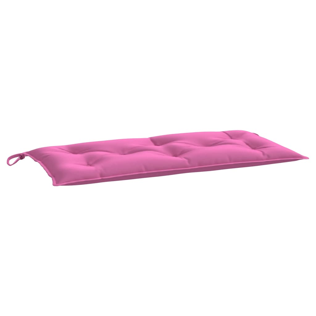 vidaXL Pernă pentru bancă de grădină, roz, 110x50x7 cm, textil