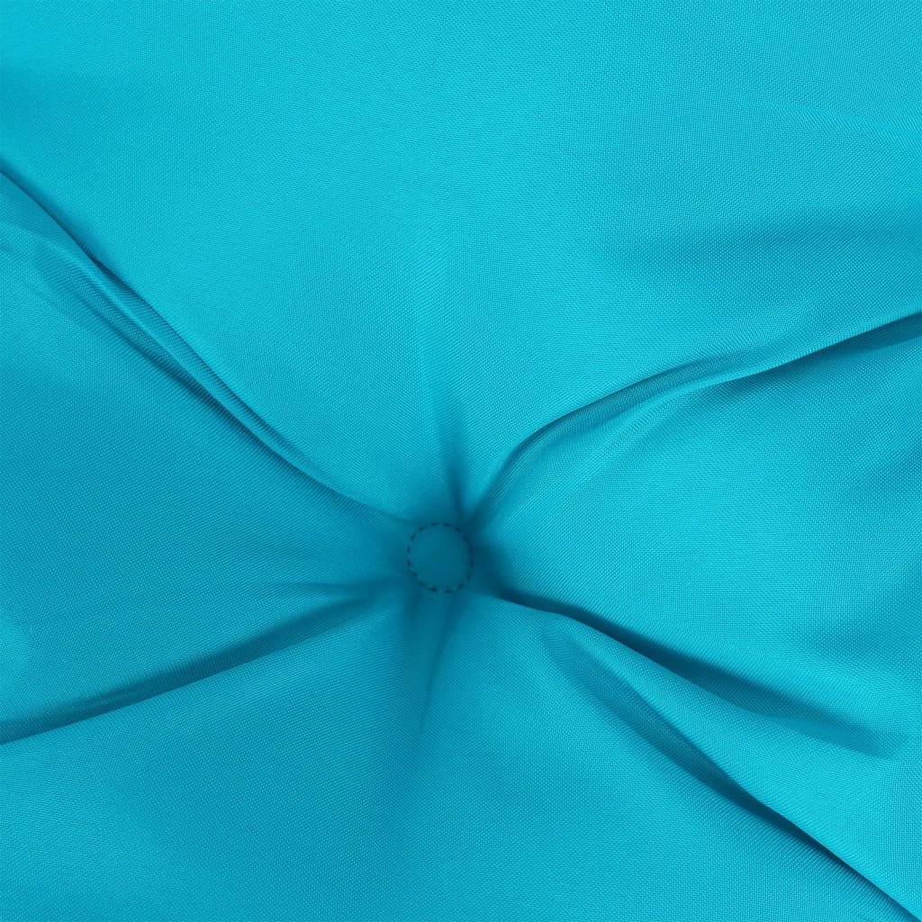 vidaXL Pernă pentru bancă de grădină, turcoaz, 110x50x7 cm, textil