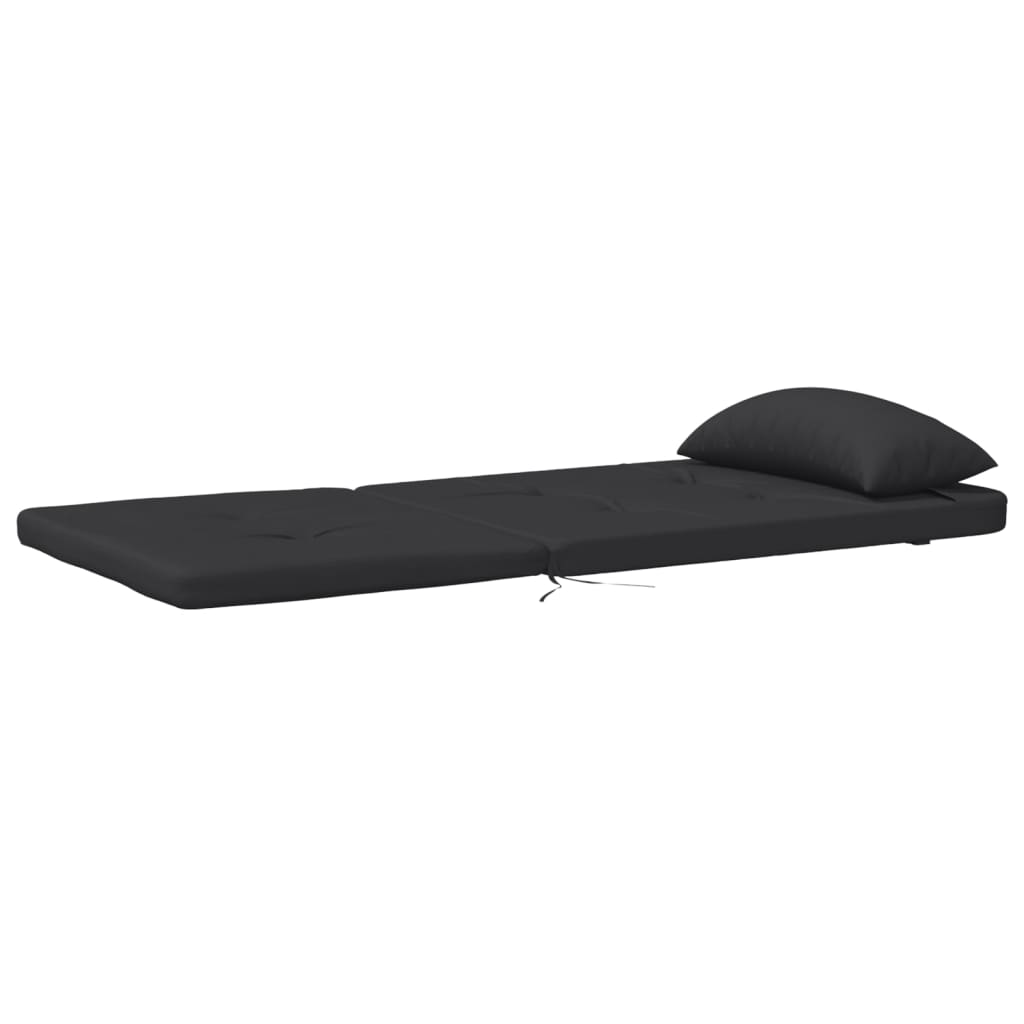 vidaXL Perne pentru scaun Adirondack, 2 buc, negru, textil oxford