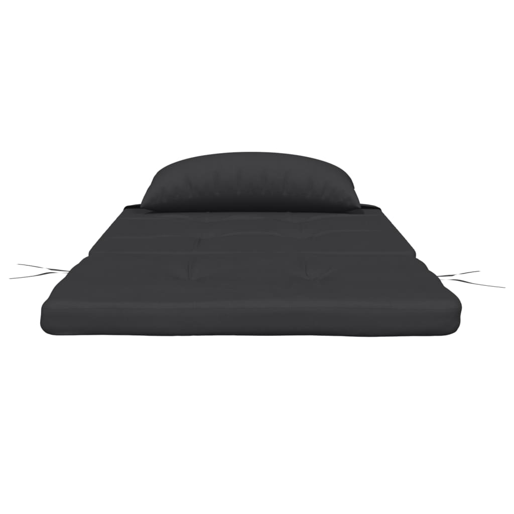 vidaXL Perne pentru scaun Adirondack, 2 buc, negru, textil oxford