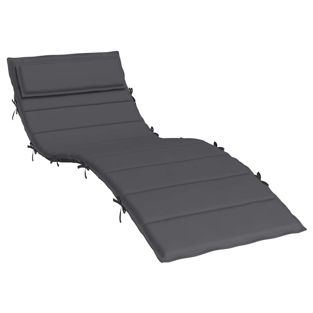 vidaXL Pernă de șezlong, antracit, 180x60x4 cm, textil Oxford vidaXL Pernă de șezlong, antracit, 180x60x4 cm, textil Oxford