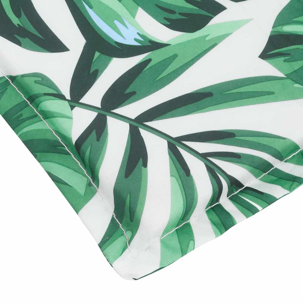 vidaXL Pernă de șezlong, model frunze, 180x60x4 cm, textil Oxford vidaXL Pernă de șezlong, model frunze, 180x60x4 cm, textil Oxford