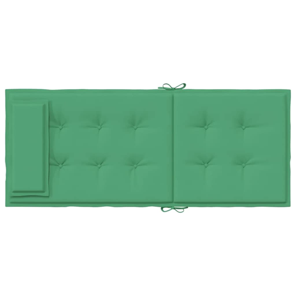 vidaXL Perne scaun cu spătar înalt, 2 buc, verde, țesătură Oxford vidaXL Perne scaun cu spătar înalt, 2 buc, verde, țesătură Oxford