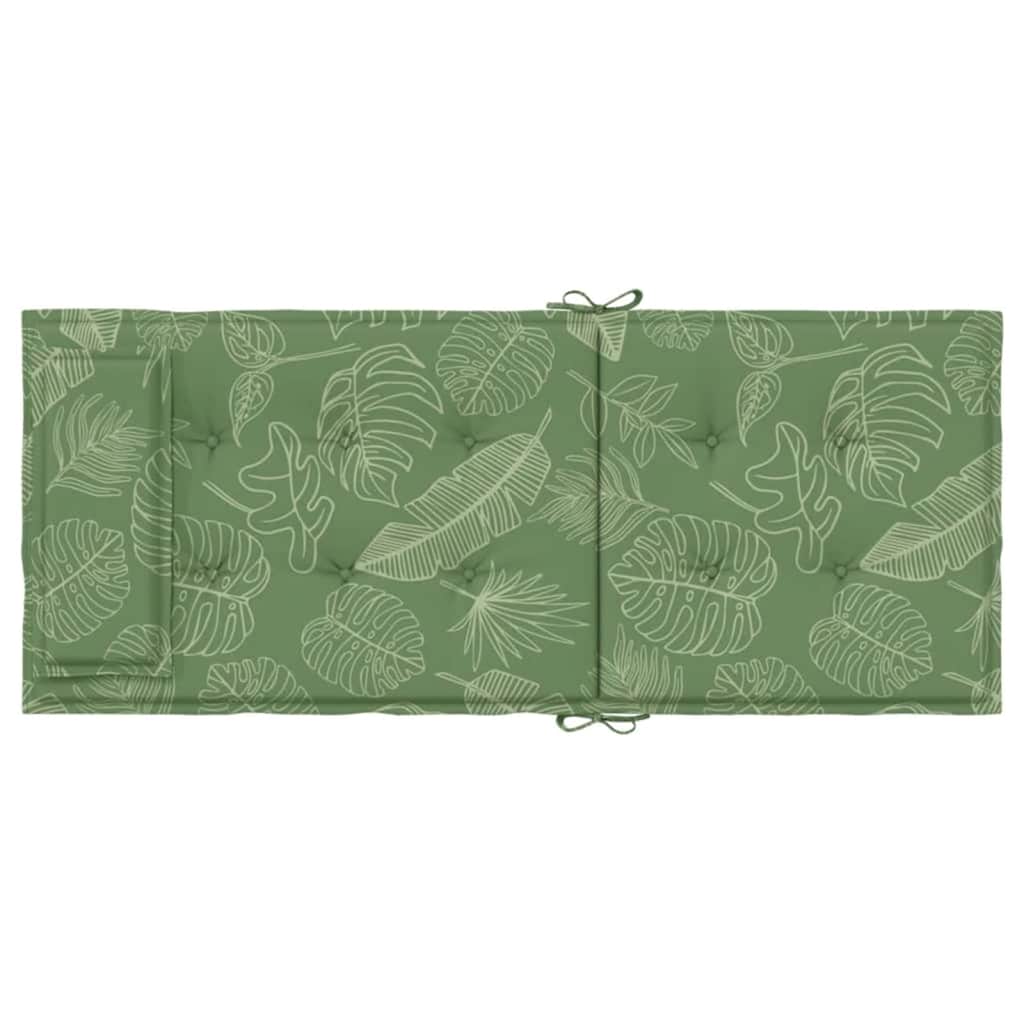 vidaXL Perne de scaun spătar înalt, 6 buc, model frunze, textil Oxford