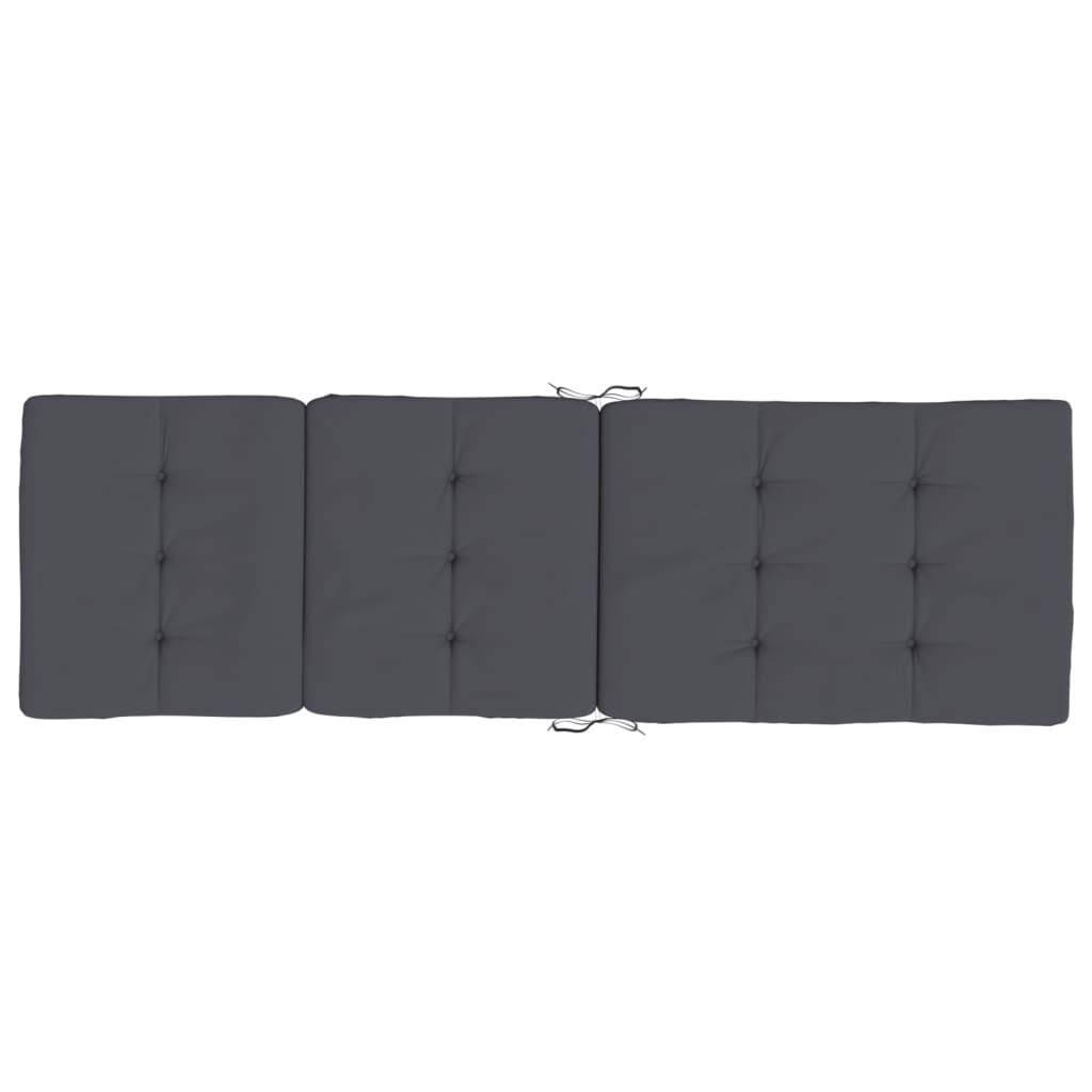 vidaXL Perne scaun de terasă, 2 buc, antracit, țesătură Oxford vidaXL Perne scaun de terasă, 2 buc, antracit, țesătură Oxford