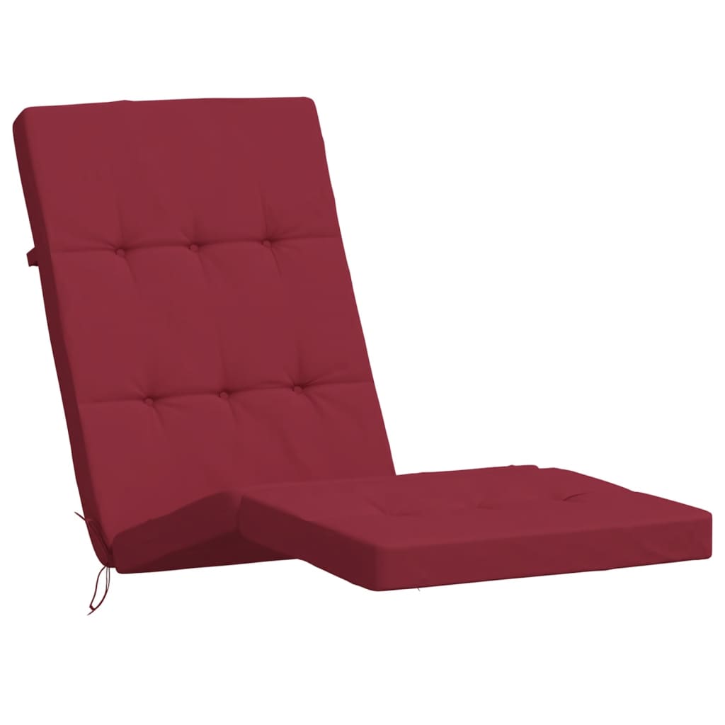vidaXL Perne scaun de terasă, 2 buc, roșu vin, țesătură Oxford vidaXL Perne scaun de terasă, 2 buc, roșu vin, țesătură Oxford