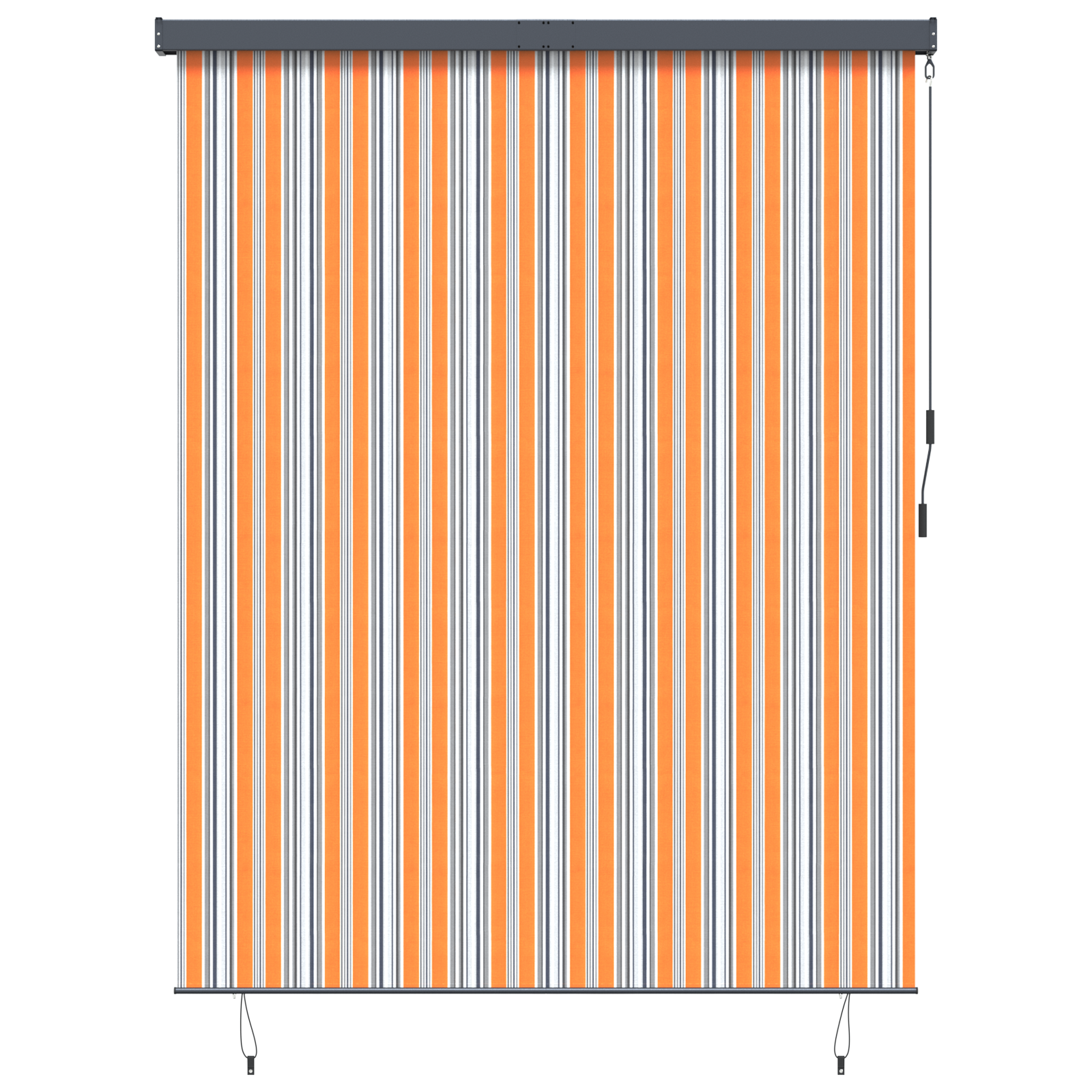 vidaXL Jaluzea Rulou de Exterior Galben și albastru 200 x 250 cm vidaXL Jaluzea Rulou de Exterior Galben și albastru 200 x 250 cm