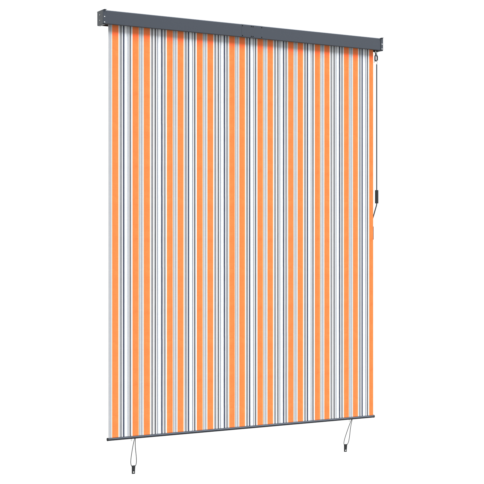 vidaXL Jaluzea Rulou de Exterior Galben și albastru 200 x 250 cm vidaXL Jaluzea Rulou de Exterior Galben și albastru 200 x 250 cm
