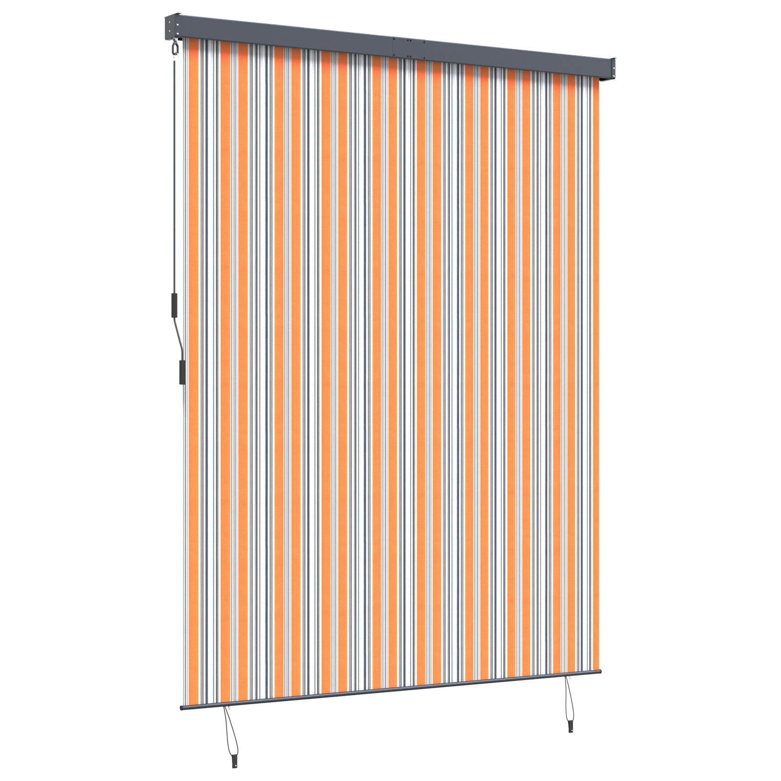 vidaXL Jaluzea Rulou de Exterior Galben și albastru 200 x 250 cm vidaXL Jaluzea Rulou de Exterior Galben și albastru 200 x 250 cm