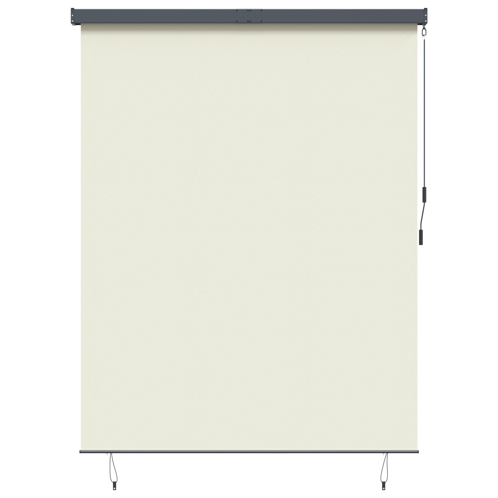 vidaXL Jaluzea Rulou de Exterior Striped Crem 200 x 250 cm țesătură vidaXL Jaluzea Rulou de Exterior Striped Crem 200 x 250 cm țesătură