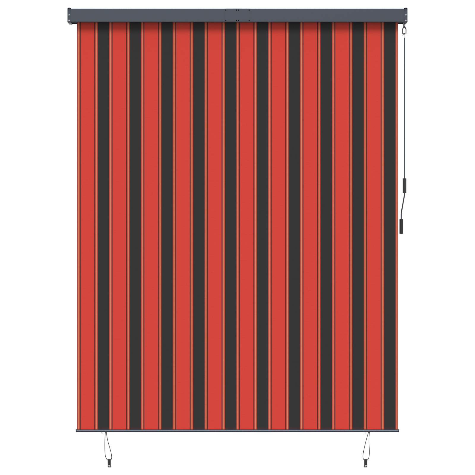 vidaXL Jaluzea Rulou de Exterior portocaliu și maro 200 x 250 cm vidaXL Jaluzea Rulou de Exterior portocaliu și maro 200 x 250 cm