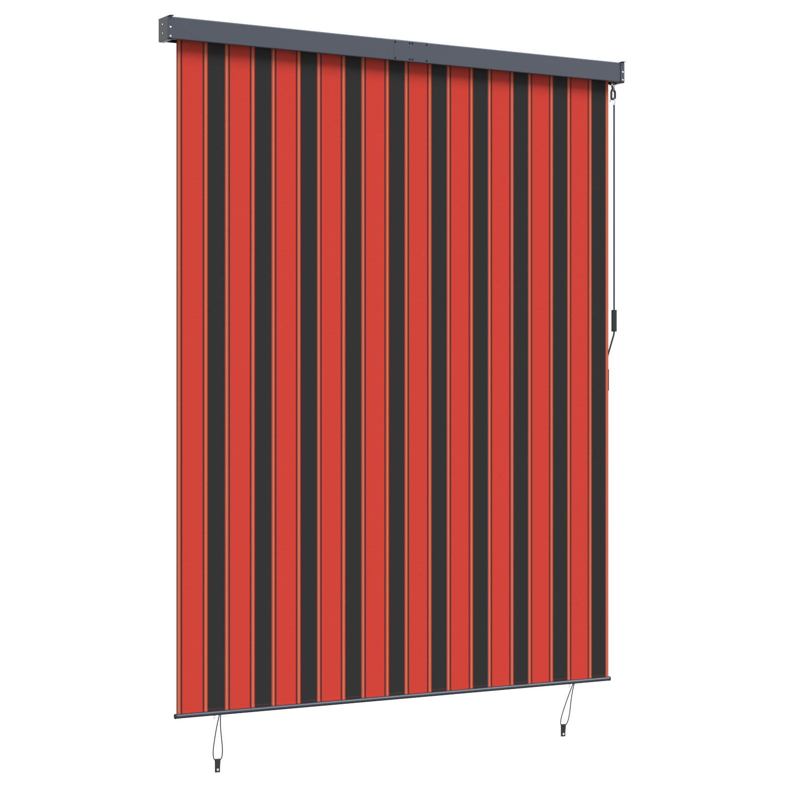 vidaXL Jaluzea Rulou de Exterior portocaliu și maro 200 x 250 cm vidaXL Jaluzea Rulou de Exterior portocaliu și maro 200 x 250 cm