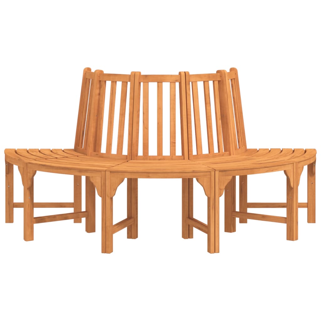vidaXL Bancă de copac semi-rotundă, Ø208 cm, lemn masiv de eucalipt vidaXL Bancă de copac semi-rotundă, Ø208 cm, lemn masiv de eucalipt